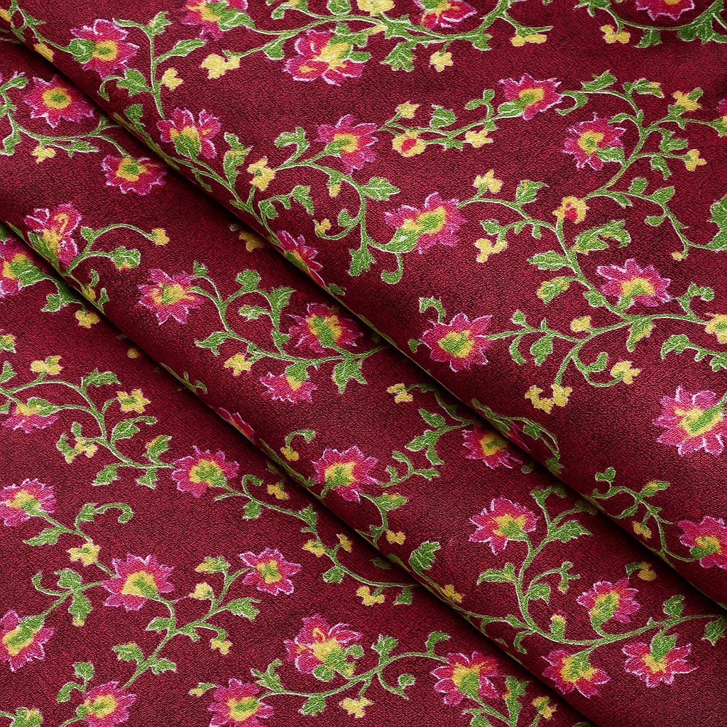 Digital Printed 2 piece Suit Unstitched polo cotton