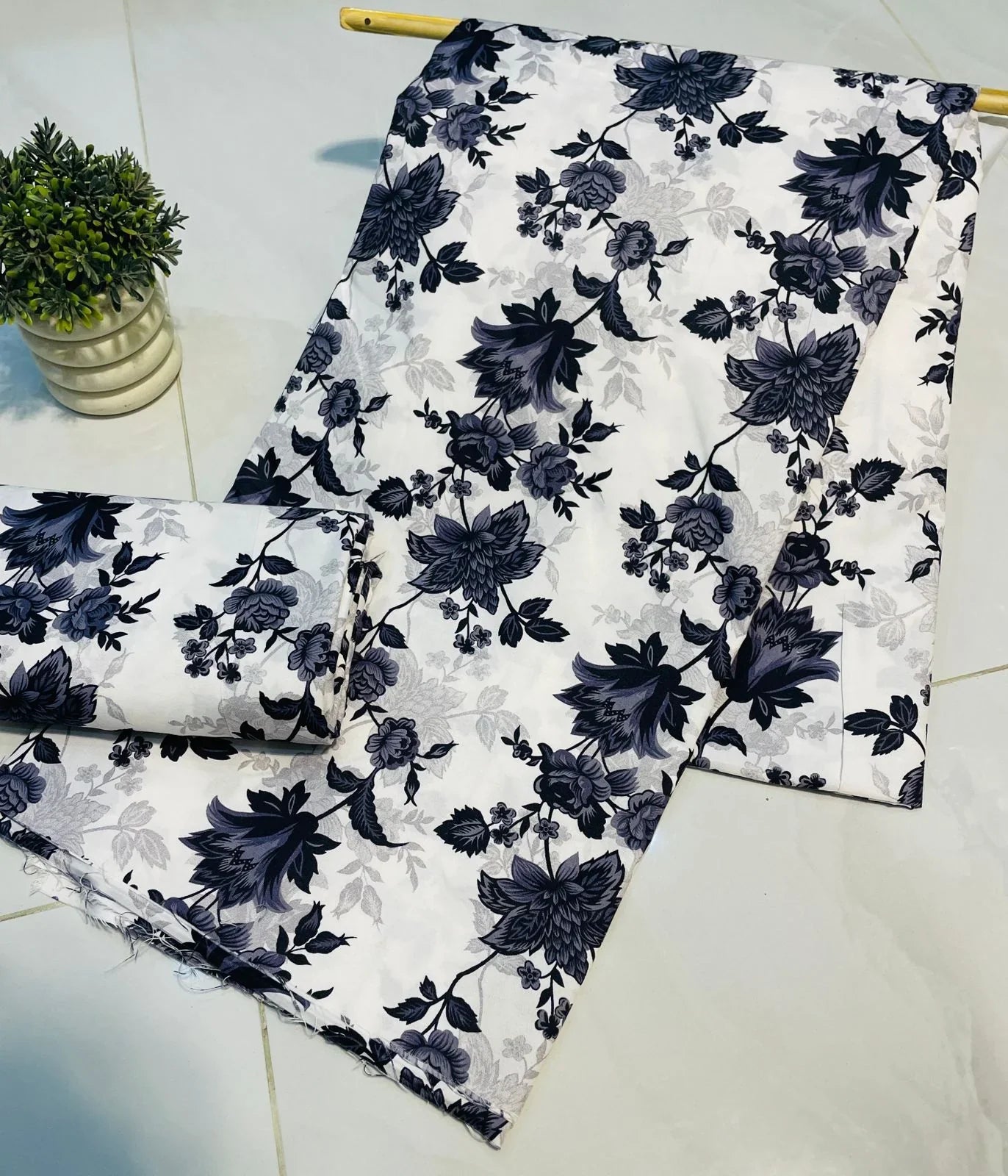 Digital Printed 2 piece Suit Unstitched polo cotton