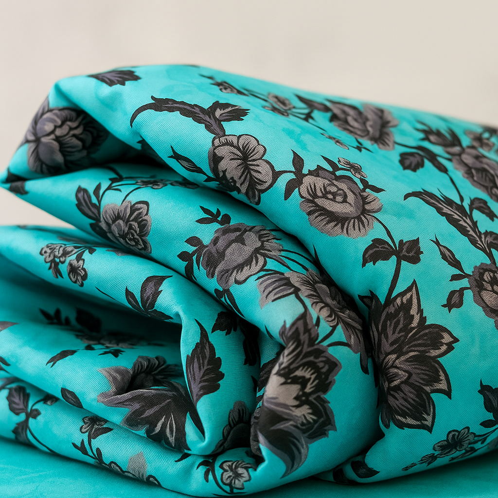 Digital Printed  2 piece Suit Unstitched polo cotton