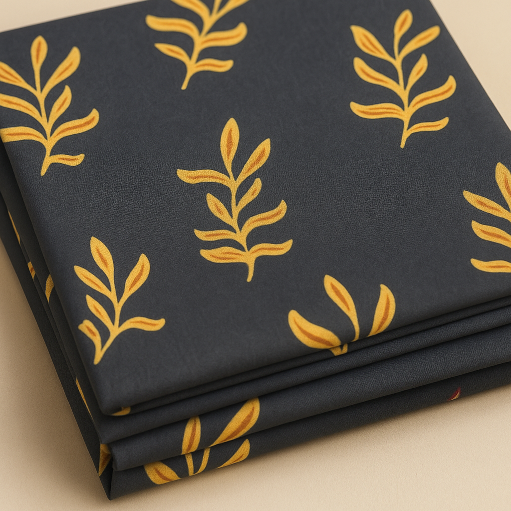 Digital Printed  2 piece Suit Unstitched polo cotton