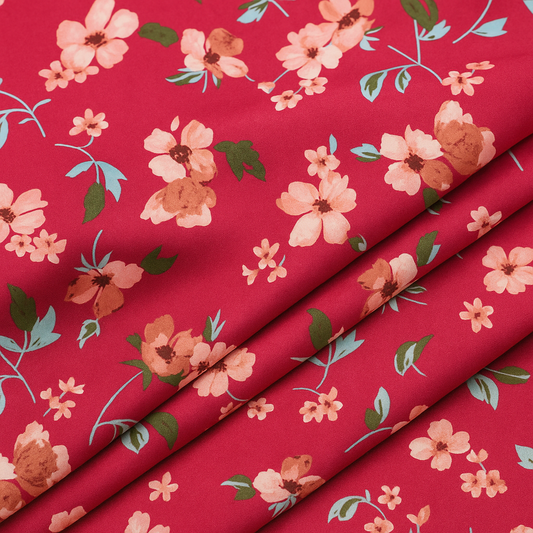 Digital Printed  2 piece Suit Unstitched polo cotton