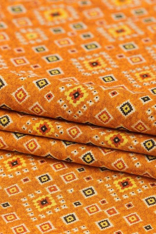 Digital Printed  2 piece Suit Unstitched polo cotton