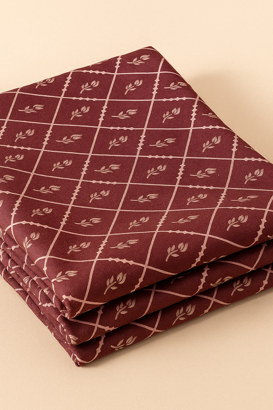 Digital Printed  2 piece Suit Unstitched polo cotton