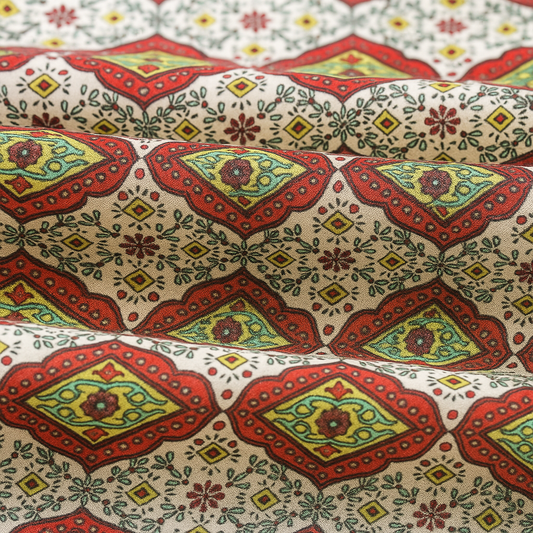 Digital Printed  2 piece Suit Unstitched polo cotton