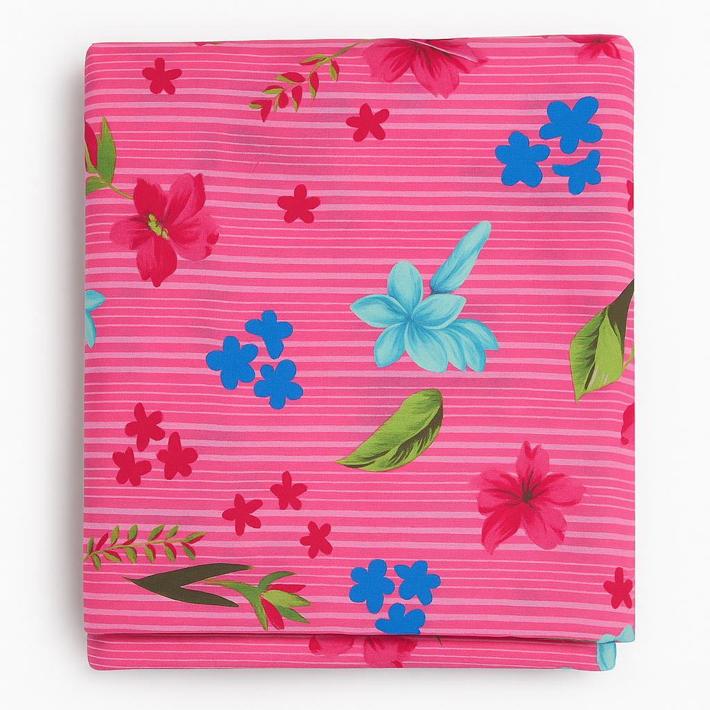 Digital Printed  2 piece Suit Unstitched polo cotton